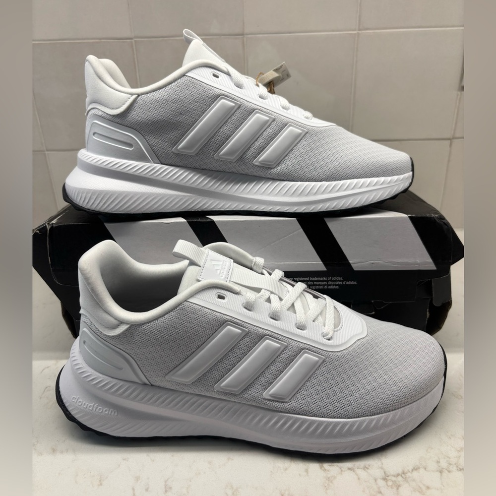 Adidas Men's Cloudfoam White Athletic Shoes